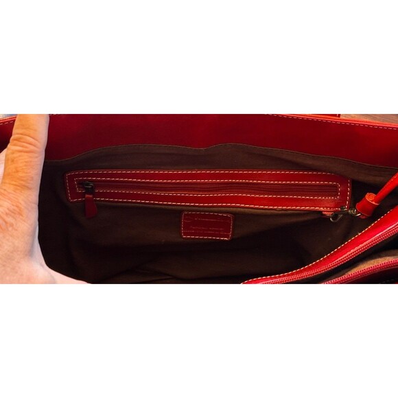 Franklin Covey Laptop Bag 16” Wide 33352.117 Three Sect Wallet Maroon Leather - Picture 4 of 11